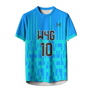 Custom Personalized Anti Bacterial Men's Soccer Sports Jerseys with Team Name Numbers 100% Polyester Football Jerseys for Clubs - Product Image 5