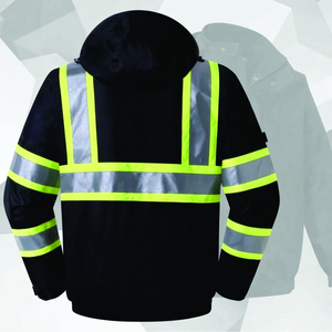 Chaqueta de Trabajo Reflectante de Alta Visibilidad, Ropa de Seguridad para Almacenes, Fábricas y Trabajos al Aire Libre - Product Image 3