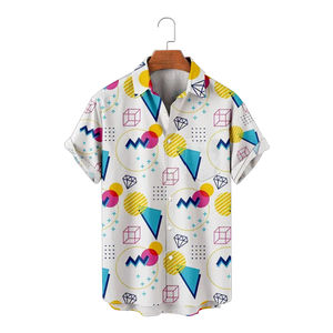 Camisa Hawaiana Aloha de Alta Calidad con Estampado Personalizado para Hombre, Camisa Hawaiana Casual con Botones, de Primera Calidad - Product Image 1