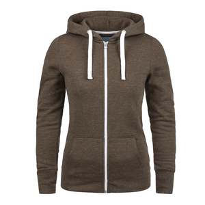 Plus Size Hoodies for <b>Women</b> Zip Up <b>Jacket</b> slim weight <b>Lightweight</b> Solid plain color Long Sleeve <b>Hooded</b> Sweatshirts - Product Image 1