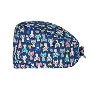 Bonnets chirurgicaux jetables et réutilisables pour bloc opératoire, médecins et infirmières, avec bande élastique à nouer - Product Image 3