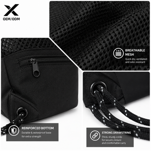 Bolsa de Malla Personalizada con Cordón para Natación, Transpirable, Impermeable, con Bolsillo para Ropa Mojada, Mochila Deportiva para Gimnasio y Playa, Ligera, para Guardar Equipo de Natación - Product Image 3