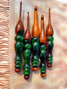 Handmade Resin Wood Ergonomic <b>Crochet</b> <b>Hook</b> | Durable Eco-Friendly | Customizable Length Thickness | <b>Crochet</b> Tool | Gift for - Product Image 4