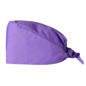Casquette de chirurgien/chef unisexe en coton tissé, réglable, anti-poussière, respirante, à séchage rapide, avec bande anti-transpiration et détection d'aiguilles - Product Image 5