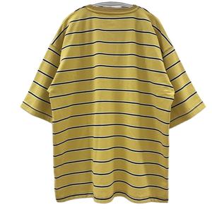 T-shirt Homme Oversize en Coton Premium avec Couche Contrastante, Col Rond, Manches Courtes, Coupe Décontractée, Style Streetwear Décontracté - Product Image 5
