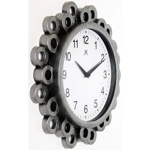 Classic Round Metal <b>Wall</b> <b>Clock</b> Analog Quartz Silent Design for Living Room Bedroom <b>Decoration</b> - Product Image 3
