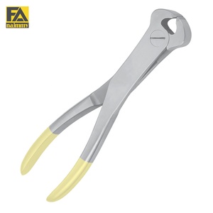 Forceps d'extraction dentaire Najmmy, instrument chirurgical manuel, classe I, certifié CE, manche jaune - Product Image 1