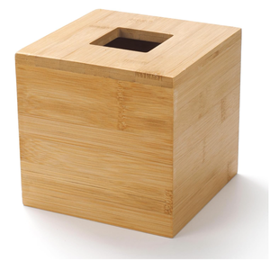 Bamboo Paper Holder Lid Storage Organizer Durable Sustainable Classic Design - Product Image 5