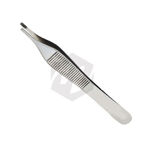 Pinzas de agarre lateral de alta calidad, 7x7 dientes, 4 3/4 pulgadas, acero inoxidable, instrumentos médicos quirúrgicos para manipulación de tejidos - Product Image 1