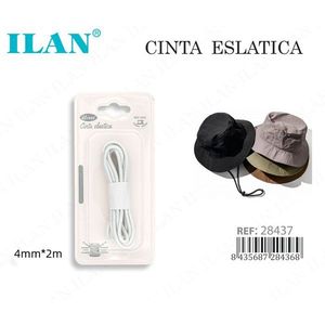 Cordoncino Elastico Ilan 4mm X 2m Per Cappelli e Accessori di Abbigliamento - Product Image 1