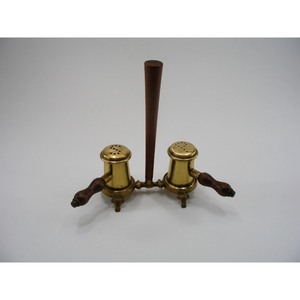 Molinillos de especias de latón con mangos de madera, juego de herramientas manuales para hierbas y especias - Product Image 4