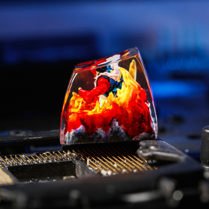 Teclas Artesanales Bosque Místico, Teclas Artesanales Personalizadas, Teclas Anime Lindas, Teclas Verdes, Juego de Teclas, Teclas de Madera - Product Image 6