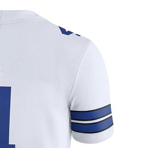Camisetas de Fútbol de Manga Corta con Bordado 3D 100% Poliéster, Uniformes de Fútbol al por Mayor para Equipos, Clubes, Escuelas, Academias, Unisex - Product Image 5