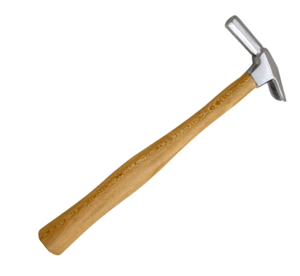 Martillo de herrador de cabeza hexagonal delgada de acero inoxidable con mango de madera, herramienta reutilizable para el calzado equino y veterinario - Product Image 3