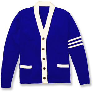 Make Your Custom Premium Quality V-Neck for Sorority/Fraternity/Schools/Colleges/Universities Logos Knitted <b>Cardigans</b> <b>Sweaters</b> - Product Image 1