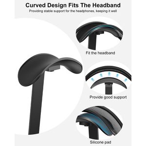 Supporto per Cuffie in Alluminio con Base Pesante, Accessorio da Scrivania per AirPods Max - Product Image 3