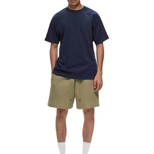 Short d'été en coton sur mesure direct d'usine pour hommes Short à coupe tendance en tissu respirant avec broderie et impression personnalisées - Product Image 3