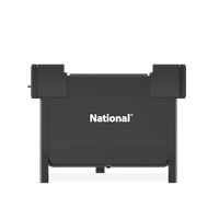 Machine à gaufres industrielle de luxe compacte personnalisée avec logo pour usage commercial extérieur