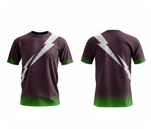 Custom Fitness Sublimation Breathable Short T-Shirt Performance Sportswear | <b>Men</b> Women Adults Sizes | Lightweight Quick Dry - Product Image 3