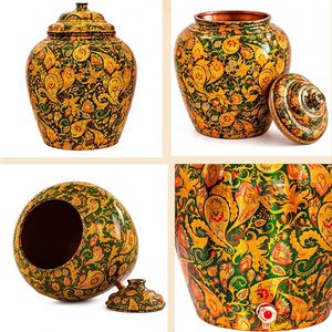 Distributeur d'eau en cuivre avec motif Paisley et robinet pour usage domestique - Product Image 5