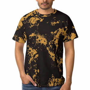Camiseta de Algodón Tie Dye Oversize al por Mayor, con Estampado Gráfico Personalizado, Estilo Urbano, Ropa de Verano de Alta Calidad - Product Image 3