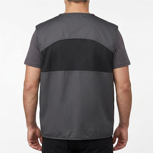 Customized Working Wear High Visibility <b>Vest</b> with Front Zipper Closure OEM ODM Serviced Wholesale Price Working <b>Vest</b> - Product Image 2