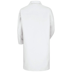 เสื้อกาวน์แล็บสำหรับผู้ชาย สีขาว แบบยูนิเซ็กซ์ ผ้าฝ้ายผสมโพลีเอสเตอร์ สำหรับแพทย์ พยาบาล ห้องปฏิบัติการทางการแพทย์ - Product Image 4