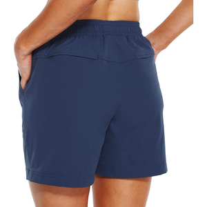 Shorts Ligeros de Felpa para Mujer, Estilo Casual Urbano, Cintura Media, Transpirables, de Secado Rápido, Deportivos, Corte Regular, Color Veraniego - Product Image 4