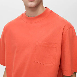 Camiseta Personalizada de Algodón 100% con Estampado por Transferencia, Manga Corta, Cuello en V, Corte Regular, Transpirable, para Hombre, Verano - Product Image 6