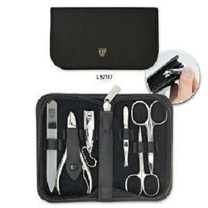 Meilleur professionnel de luxe français Long hommes hommes voyage soins des ongles manucure pédicure coupe-ongles cadeau Kit d'outils produit - Product Image 6