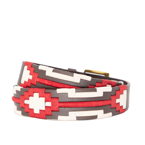 Ceinture en cuir de qualité export avec surpiqûres multicolores, ceintures de créateur faites à la main, entièrement artisanales, prêtes à être expédiées - Product Image 2