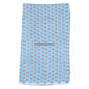 100% algodón bloque de mano impreso acolchado carpas Boho diseño Floral tela colorida decoración del hogar artesanía grasa tejido niñas vestidos - Product Image 1