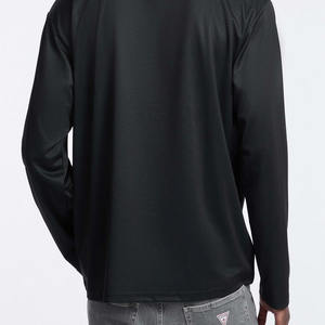 Camiseta de Manga Larga para Hombre, Jersey de Fútbol Americano de Poliéster, Logotipo Personalizado, Panel con Rayas, Top de Entrenamiento, Ropa Deportiva de Fútbol al por Mayor OEM, EE. UU. - Product Image 2