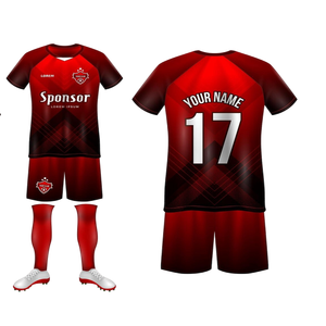 เสื้อฟุตบอลสำหรับมืออาชีพ ระบายเหงื่อได้ดี รับสกรีนโลโก้ทีม เสื้อฟุตบอลระบายอากาศได้ดี ผลิตจากโพลีเอสเตอร์ ผู้ผลิตชุดกีฬา - Product Image 6