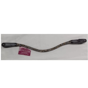 Frontal en cuir professionnel réglable pour chevaux, accessoire d'équitation pour dressage et concours - Product Image 1