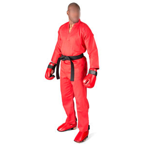 Uniforme de Taekwondo pour Hommes, Couleur Rouge Solig, Meilleure Vente, Qualité Premium, Respirant, Nouveau Design, Service OEM - Product Image 2