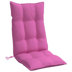 Juego de 2 Cojines para Silla de Respaldo Alto de Tela Oxford Rosa, 100% Poliéster, para Uso en Exteriores - Product Image 5