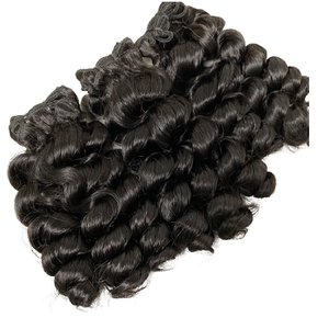Qualité supérieure 100% vierge Remy Extensions de cheveux naturel Deep Curl cuticule aligné temple indien cheveux humains vendeur en gros - Product Image 4