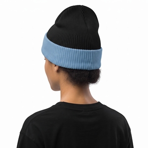 Custom Logo Acrylic <b>Winter</b> Beanie <b>Hat</b> Warm Knitted Outdoor Ear Covering Unisex Cap - Product Image 6
