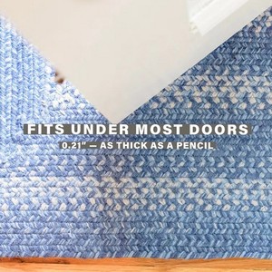 Reversible Braided Jute <b>Rug</b> | Modern Boho Beige Natural Fiber Carpet for <b>Rustic</b> Farmhouse Interiors - Product Image 4