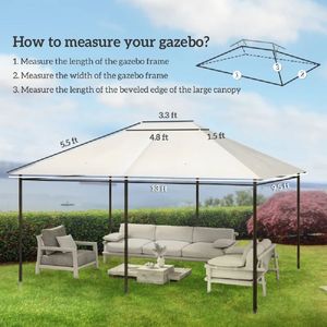 Tettoia di Ricambio in Legno per Gazebo e Pergola - Product Image 5