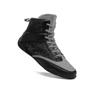 Best Sale Comfortable Custom Made <b>Boxing</b> Shoes Genuine Leather Top Selling Lightweight <b>Boxing</b> Shoes - Product Image 4