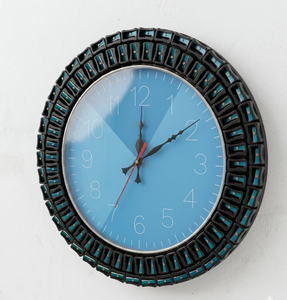 Creative Pencil Sharpener Mosaic Wall <b>Clock</b> Handmade Silent Hanging Quartz Needle Art Deco Decorative for Living Room Office - Product Image 6