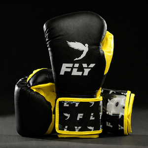 Gants de boxe en cuir véritable RTS à prix de gros, gants d'entraînement de kickboxing avec sangle de poignet réglable pour l'extérieur AS-BG-5077 - Product Image 4