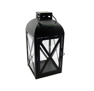 Hot Selling Home Decoration Hanging Triangle Shape Metal Home Decorative Luxury <b>Lantern</b> Shiny <b>Black</b> Finished Handmade - Product Image 4