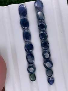 Saphirs bleus naturels, pierres de saphir en vrac, saphirs bleus authentiques pour la création de bijoux et la collection - Product Image 3