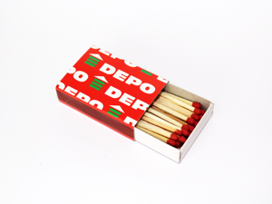 Household Eco-Friendly Safety <b>Matches</b> 52x35x12mm Wooden Splints 40 Sticks Carton Box Classic Style Bulk Exporter Wholesale - Product Image 3