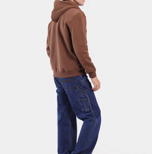 เสื้อฮู้ดดี้โอเวอร์ไซส์คุณภาพสูงสั่งทำพิเศษสำหรับผู้ชายและผู้หญิง ทรงบ็อกซี่ พิมพ์ลายพัฟฟ์ ซิปหน้า น้ำหนัก 500 กรัม - Product Image 3