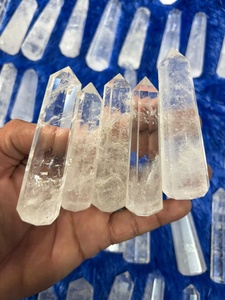 Tour en cristal de quartz clair naturel, pierre de guérison, tour de pierres précieuses polies, Reiki, méditation, décoration intérieure, vente en gros - Product Image 1
