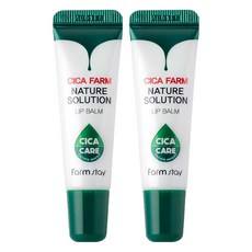 Baume à lèvres Farmstay Cica Farm Nature Solution 10g 2 unités Formule hydratante à base de plantes Prix réduit - Product Image 1